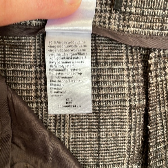 Apanage Collection black/grey micro plaid ladies pant. Size 6. Never worn - Picture 8 of 8